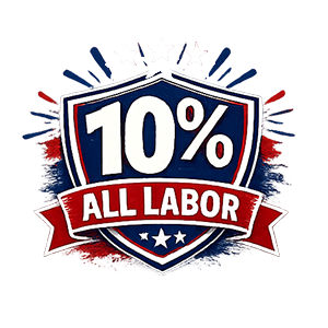 10% All Labor Badge
